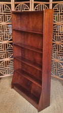 Load image into Gallery viewer, MID CENTURY SOLID HARDWOOD BOOKCASE
