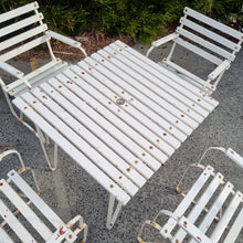 Load image into Gallery viewer, VINTAGE MID CENTURY 5 PIECE OUTDOOR PATIO SET

