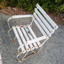 Load image into Gallery viewer, VINTAGE MID CENTURY 5 PIECE OUTDOOR PATIO SET
