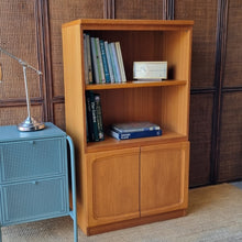 Load image into Gallery viewer, MID CENTURY VINTAGE CABINET BOOKCASE
