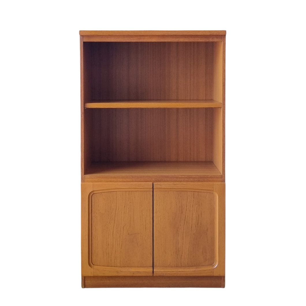 MID CENTURY VINTAGE CABINET BOOKCASE