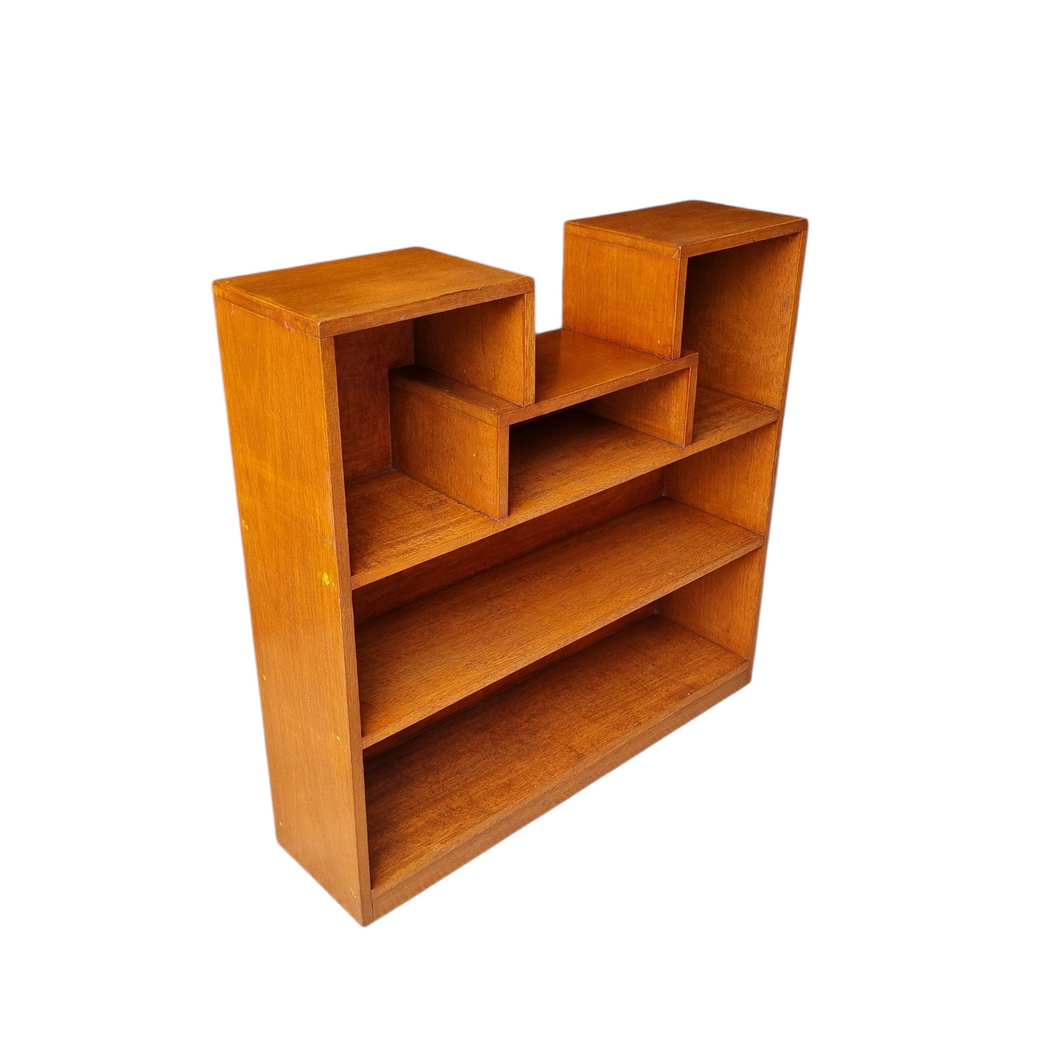 VINTAGE HARDWOOD BOOKCASE