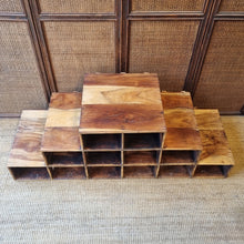 Load image into Gallery viewer, RUSTIC RECLAIMED TIMBER STEPPED PIGEON HOLE
