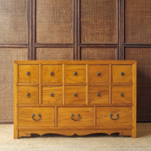 Load image into Gallery viewer, VINTAGE ASIAN STORAGE APOTHECARY STYLE CABINET
