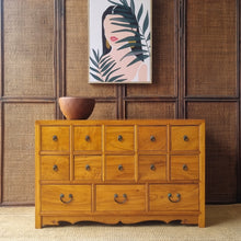 Load image into Gallery viewer, VINTAGE ASIAN STORAGE APOTHECARY STYLE CABINET
