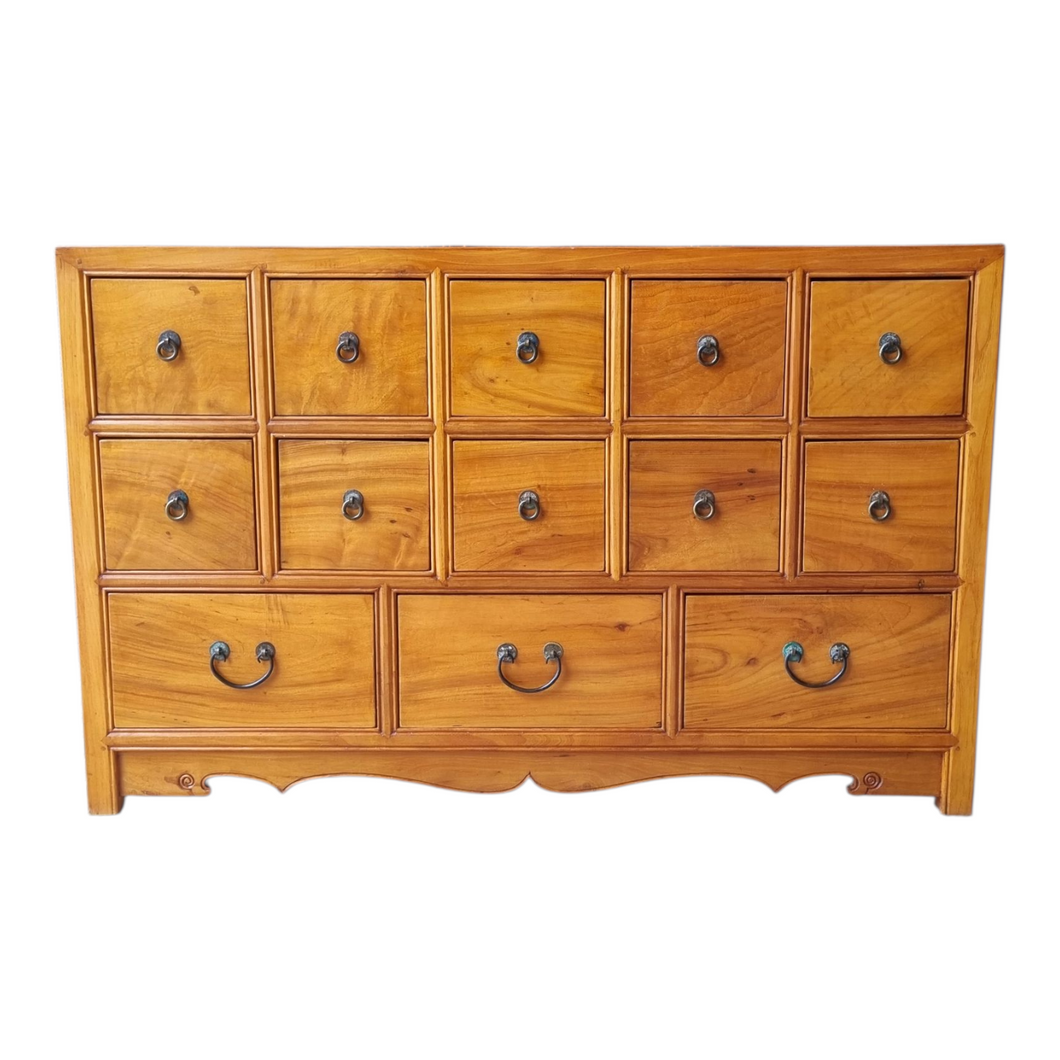 VINTAGE ASIAN STORAGE APOTHECARY STYLE CABINET