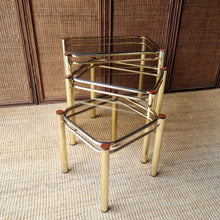 Load image into Gallery viewer, HOLLYWOOD REGENCY STYLE NEST OF TABLES
