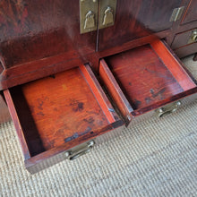 Load image into Gallery viewer, VINTAGE CHINESE ELM SIDEBOARD BUFFET TV CABINET
