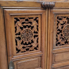 Load image into Gallery viewer, VINTAGE CHINESE ELM KITCHEN CABINET PANTRY
