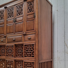 Load image into Gallery viewer, VINTAGE CHINESE ELM KITCHEN CABINET PANTRY
