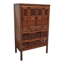Load image into Gallery viewer, VINTAGE CHINESE ELM KITCHEN CABINET PANTRY
