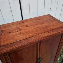 Load image into Gallery viewer, VINTAGE CHINESE ELM WOOD MING STYLE CABINET
