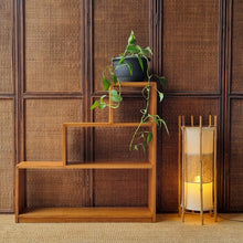 Load image into Gallery viewer, VINTAGE HARDWOOD STEP BOOKCASE
