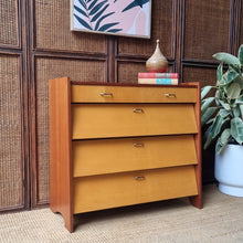 Load image into Gallery viewer, VINTAGE MID CENTURY GERMAN SHOE STORAGE CABINET
