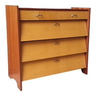 VINTAGE MID CENTURY GERMAN SHOE STORAGE CABINET