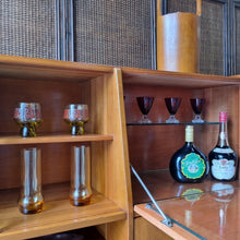 Load image into Gallery viewer, VINTAGE MID CENTURY MYER &#39;HERITAGE FURNITURE&#39; HIGHBOARD COCKTAIL CABINET
