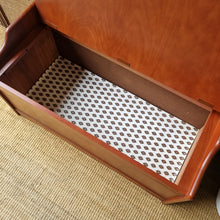 Load image into Gallery viewer, MID CENTURY SOLID MYRTLE BLANKET/ STORAGE BOX
