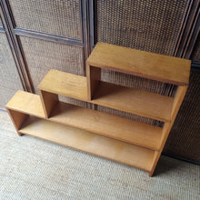 Load image into Gallery viewer, VINTAGE HARDWOOD STEP BOOKCASE
