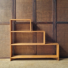 Load image into Gallery viewer, VINTAGE HARDWOOD STEP BOOKCASE
