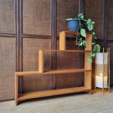 Load image into Gallery viewer, VINTAGE HARDWOOD STEP BOOKCASE
