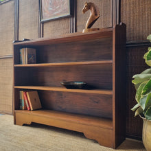 Load image into Gallery viewer, VINTAGE SOLID HARDWOOD BOOKCASE
