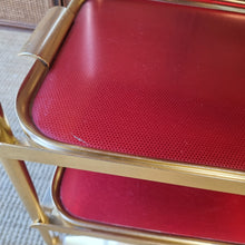 Load image into Gallery viewer, MID CENTURY VINTAGE HOLLYWOOD REGENCY HOSTESS TROLLEY
