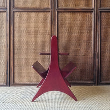 Load image into Gallery viewer, MID CENTURY MAGAZINE RACK / SIDE TABLE BY APOLLO FURNITURE OF SYDNEY
