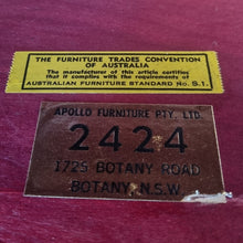 Load image into Gallery viewer, MID CENTURY MAGAZINE RACK / SIDE TABLE BY APOLLO FURNITURE OF SYDNEY
