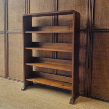 Load image into Gallery viewer, VINTAGE SOLID OAK BOOKCASE

