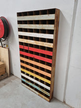 Load image into Gallery viewer, INDUSTRIAL METAL PIGEON HOLE SHELF DISPLAY RACK
