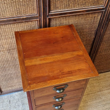 Load image into Gallery viewer, VINTAGE MAHOGANY APOTHECARY DRAWERS
