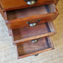Load image into Gallery viewer, VINTAGE MAHOGANY APOTHECARY DRAWERS
