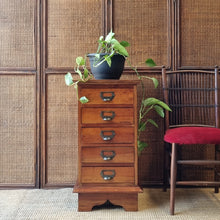 Load image into Gallery viewer, VINTAGE MAHOGANY APOTHECARY DRAWERS
