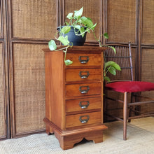 Load image into Gallery viewer, VINTAGE MAHOGANY APOTHECARY DRAWERS
