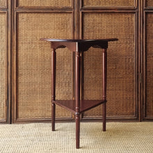 Load image into Gallery viewer, VINTAGE DROP LEAF SIDE / WINE TABLE (SOLD BY MYER &amp; GRACE BROS)
