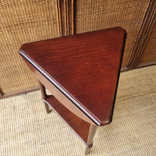 Load image into Gallery viewer, VINTAGE DROP LEAF SIDE / WINE TABLE (SOLD BY MYER &amp; GRACE BROS)
