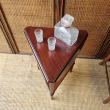 Load image into Gallery viewer, VINTAGE DROP LEAF SIDE / WINE TABLE (SOLD BY MYER &amp; GRACE BROS)
