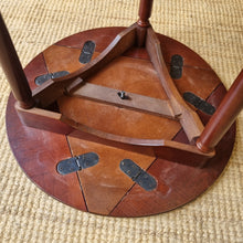 Load image into Gallery viewer, VINTAGE DROP LEAF SIDE / WINE TABLE (SOLD BY MYER &amp; GRACE BROS)
