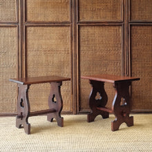 Load image into Gallery viewer, PAIR OF GOTHIC REVIVAL SIDE TABLES/PLANT STANDS
