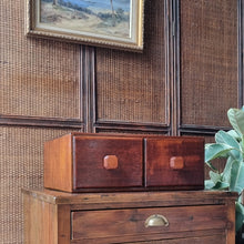 Load image into Gallery viewer, VINTAGE INDEX CARD FILE DRAWERS

