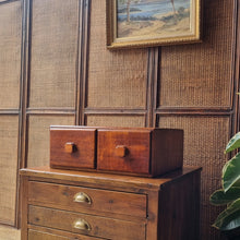 Load image into Gallery viewer, VINTAGE INDEX CARD FILE DRAWERS
