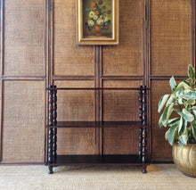 Load image into Gallery viewer, VINTAGE SOLID WOOD DISPLAY SHELF / BOOKCASE
