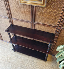 Load image into Gallery viewer, VINTAGE SOLID WOOD DISPLAY SHELF / BOOKCASE

