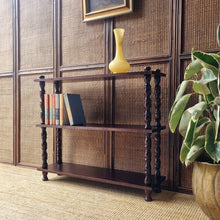 Load image into Gallery viewer, VINTAGE SOLID WOOD DISPLAY SHELF / BOOKCASE
