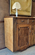 Load image into Gallery viewer, ART DECO SILKY OAK SIDEBOARD / BUFFET
