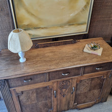 Load image into Gallery viewer, ART DECO SILKY OAK SIDEBOARD / BUFFET
