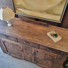 Load image into Gallery viewer, ART DECO SILKY OAK SIDEBOARD / BUFFET
