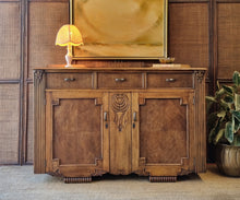 Load image into Gallery viewer, ART DECO SILKY OAK SIDEBOARD / BUFFET
