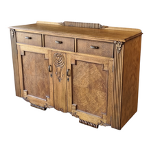 Load image into Gallery viewer, ART DECO SILKY OAK SIDEBOARD / BUFFET
