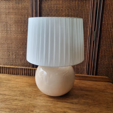 Load image into Gallery viewer, VINTAGE CERAMIC BALL LAMP. JAPANDI STYLE.
